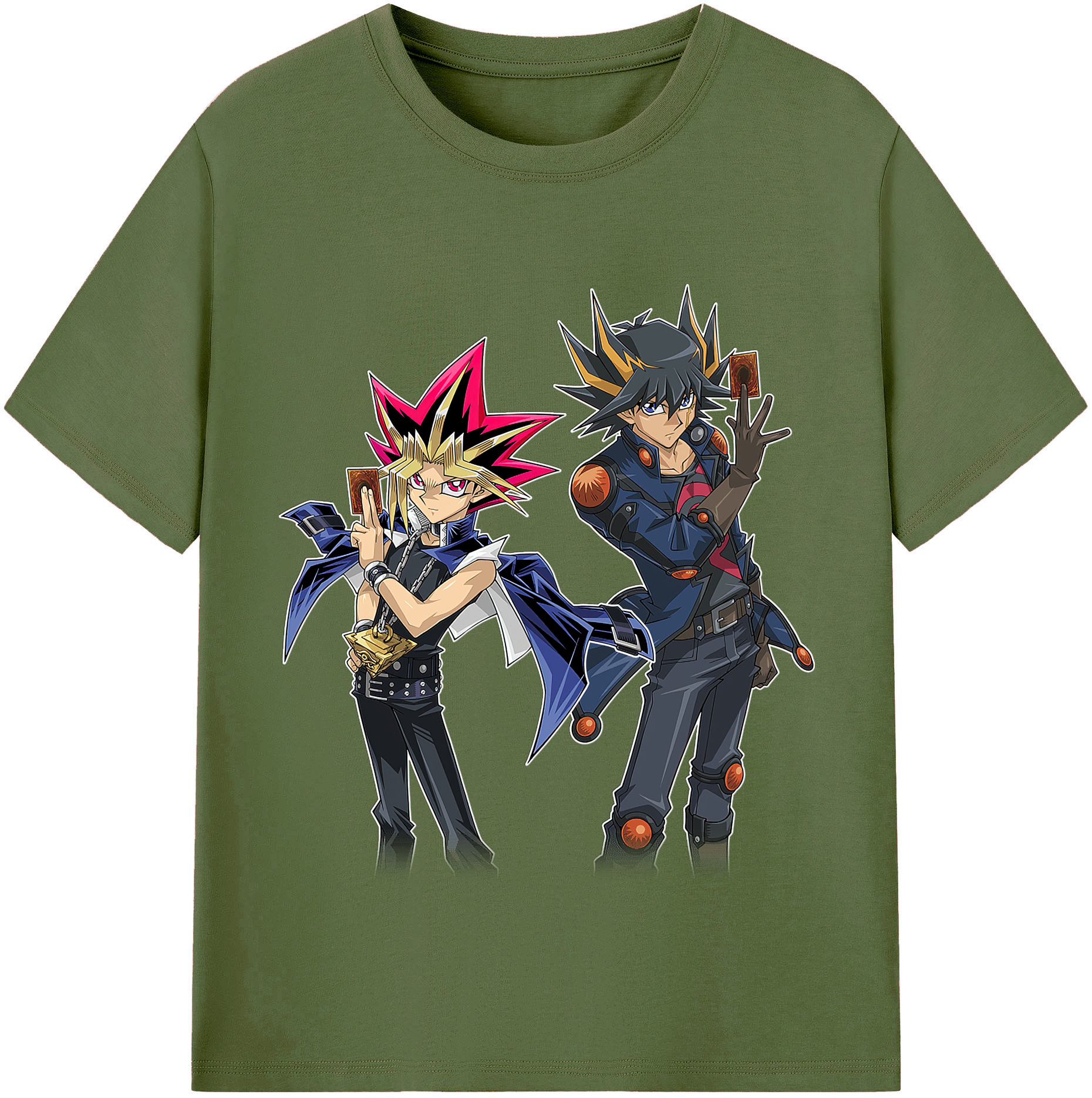 （画像用） 遊☆戯☆王 Yu-Gi-Oh! 綿100％半袖Tシャツ（フロントプリント）